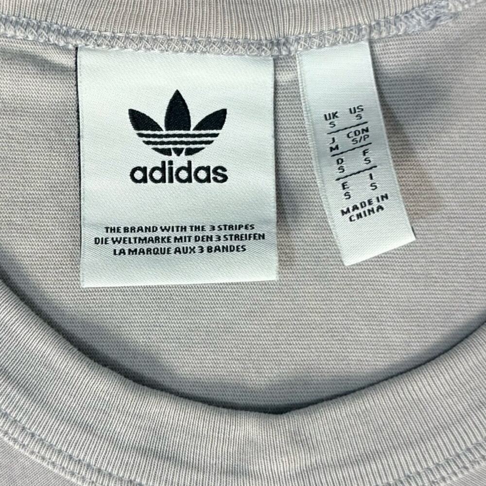 Adidas x Valide Glory Gray Black Embroidered Short Sleeve Tee T-Shirt Size S - Picture 3 of 11